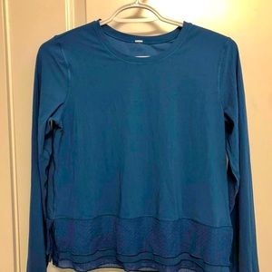 Lululemon Mesh Bottom Long Sleeve
